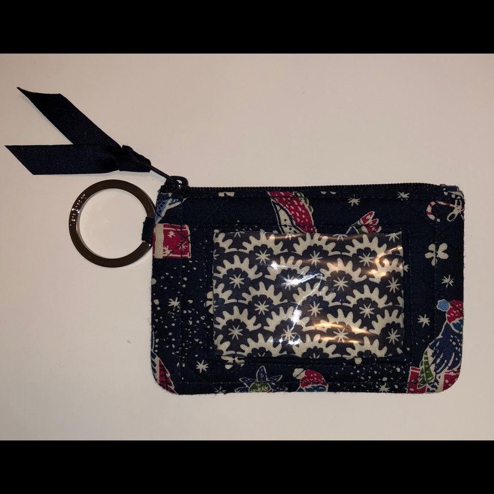Used Owl Vera Bradley Zip ID Case